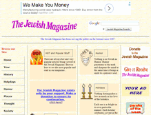 Tablet Screenshot of jewishmag.co.il